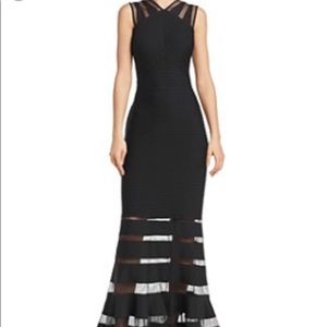 Tadashi Shoji / black evening elegant prom dress